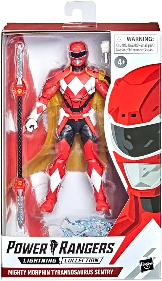 Power Rangers Lightning Collection Mighty Morphin Tyrannosaurus Sentry Exclusive Articulated Action Figure (Tyrannosaurus Sentry)
