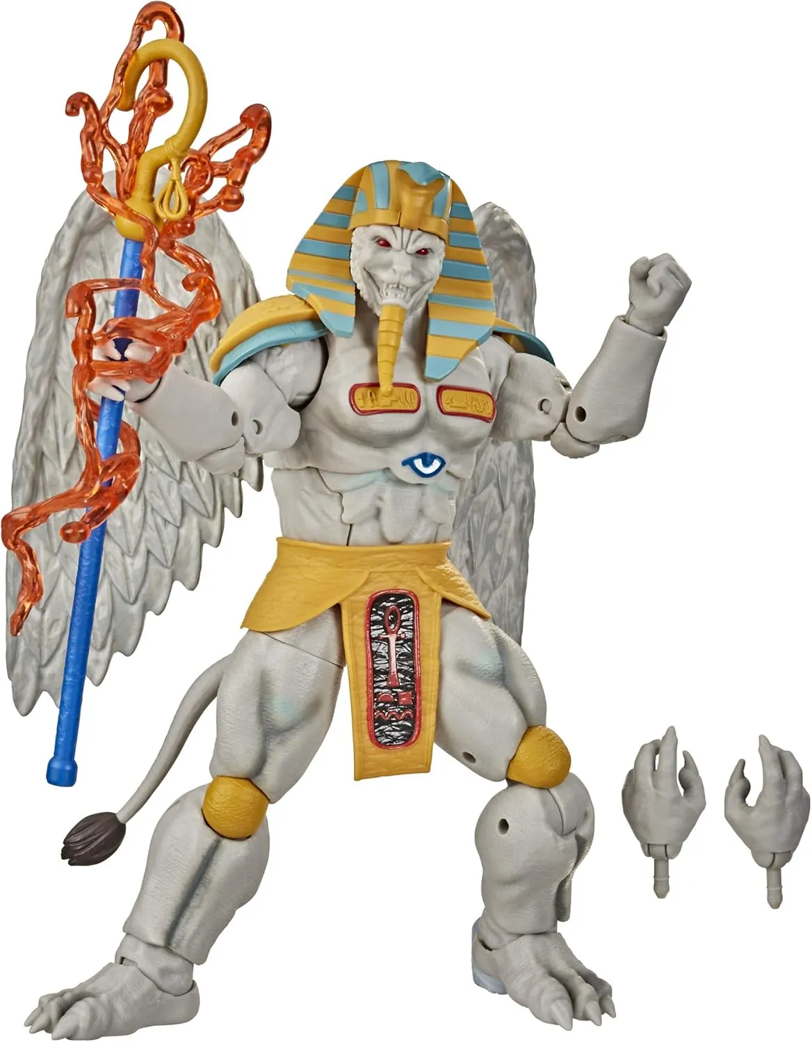 Power Rangers Lightning Collection Monsters Mighty Morphin King Sphinx 8-Inch Premium Collectible Action Figure Toy with Accessories