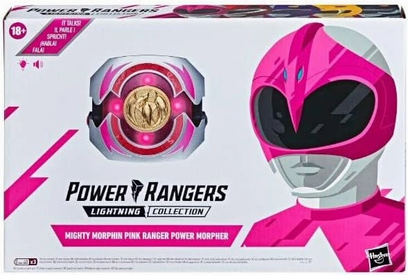 Power Rangers Mighty Morphin Lightning Collection Premium Power Morpher (Pink)