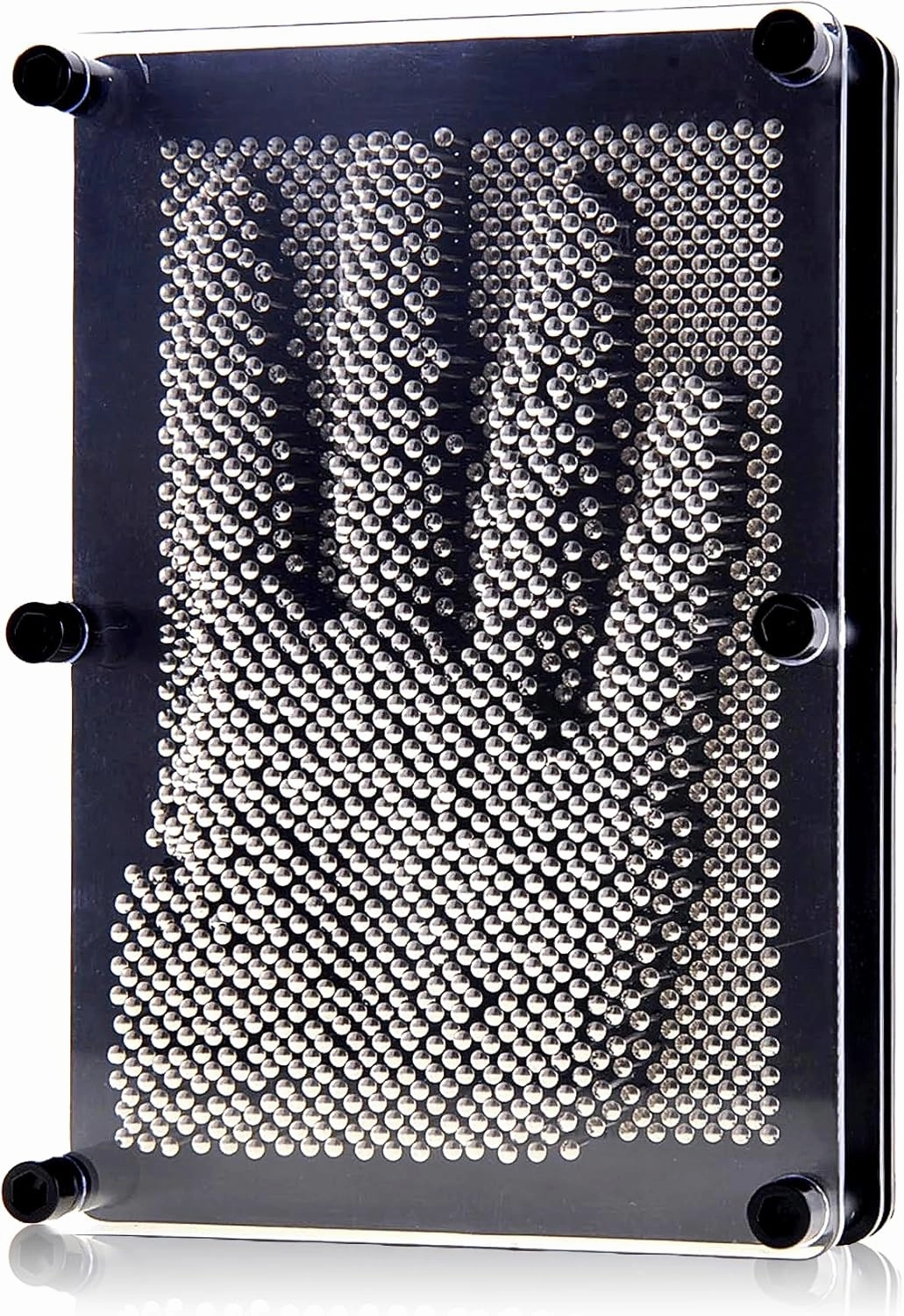 PowerTRC Classic 3D Pin Art Toy, Metal Hand Pins Impression Board Toy for Birthday Gifts