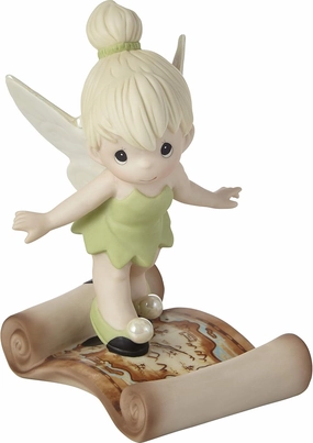 Precious Moments 202035 Disney Tinker Bell Faith, Trust, and Pixie Dust Bisque Porcelain Figurine
