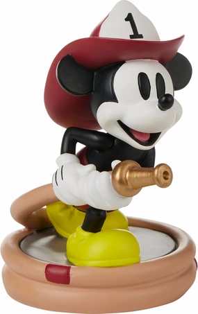 Precious Moments Disney Mickey Mouse Figurine | Mickey’s Fire Brigade Disney Mickey Mouse Resin Figurine | Disney Gifts & Decor | Hand-Painted