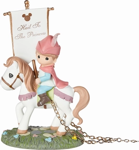 Precious Moments Disney Showcase Collection, "Hail to the Princess" - Disney Birthday Parade Resin Figurine, 104402 - Heartfelt Collectible Decor