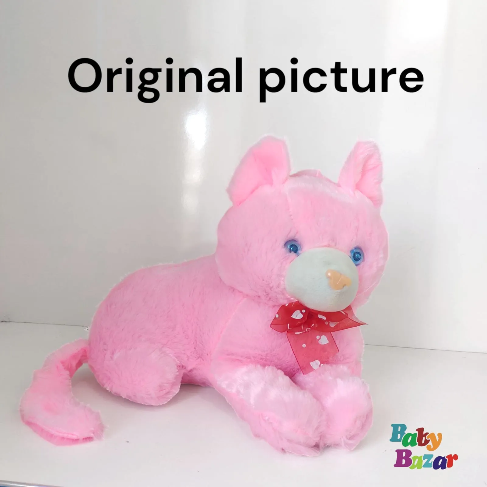 Premium Pink Musical Cat Soft Toy Imported & Super Soft for Kids