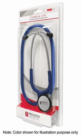 Prestige Medical Clinical Lite™ Stethoscope, Rainbow & Stealth/Black