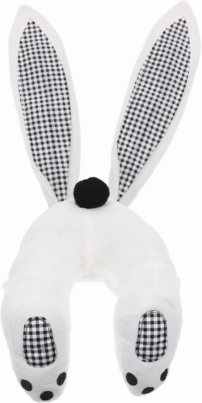 PRETYZOOM Easter Bunny Headband Wreath Plush Bunny Ears Headband Spring Festival Decor