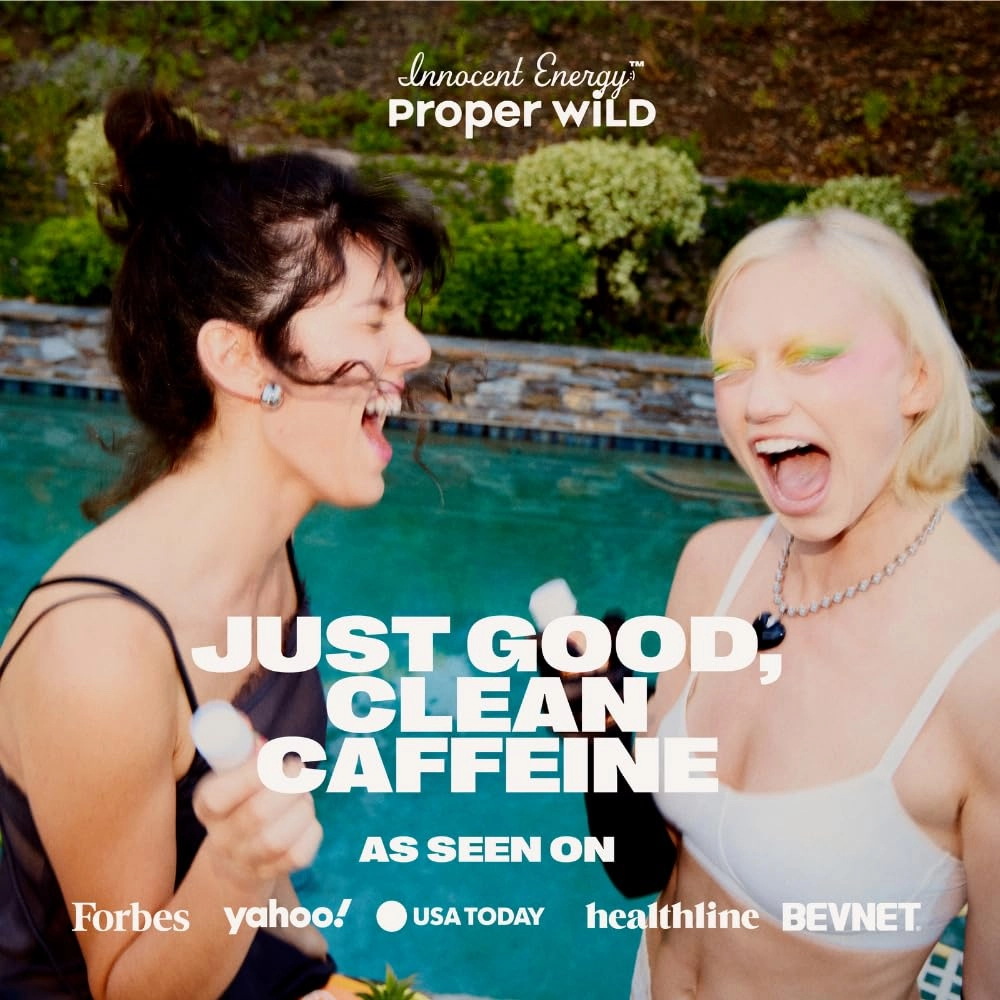 Proper Wild Vegan Energy Shots, with L-Theanine, and Organic Caffeine, Clean Plant Based Energy Drink, Gluten Free, GMO Free, Dairy Free, Stevia Free, Soy Free, Originals Variety, 2.5 Fl Oz, 6 Pack