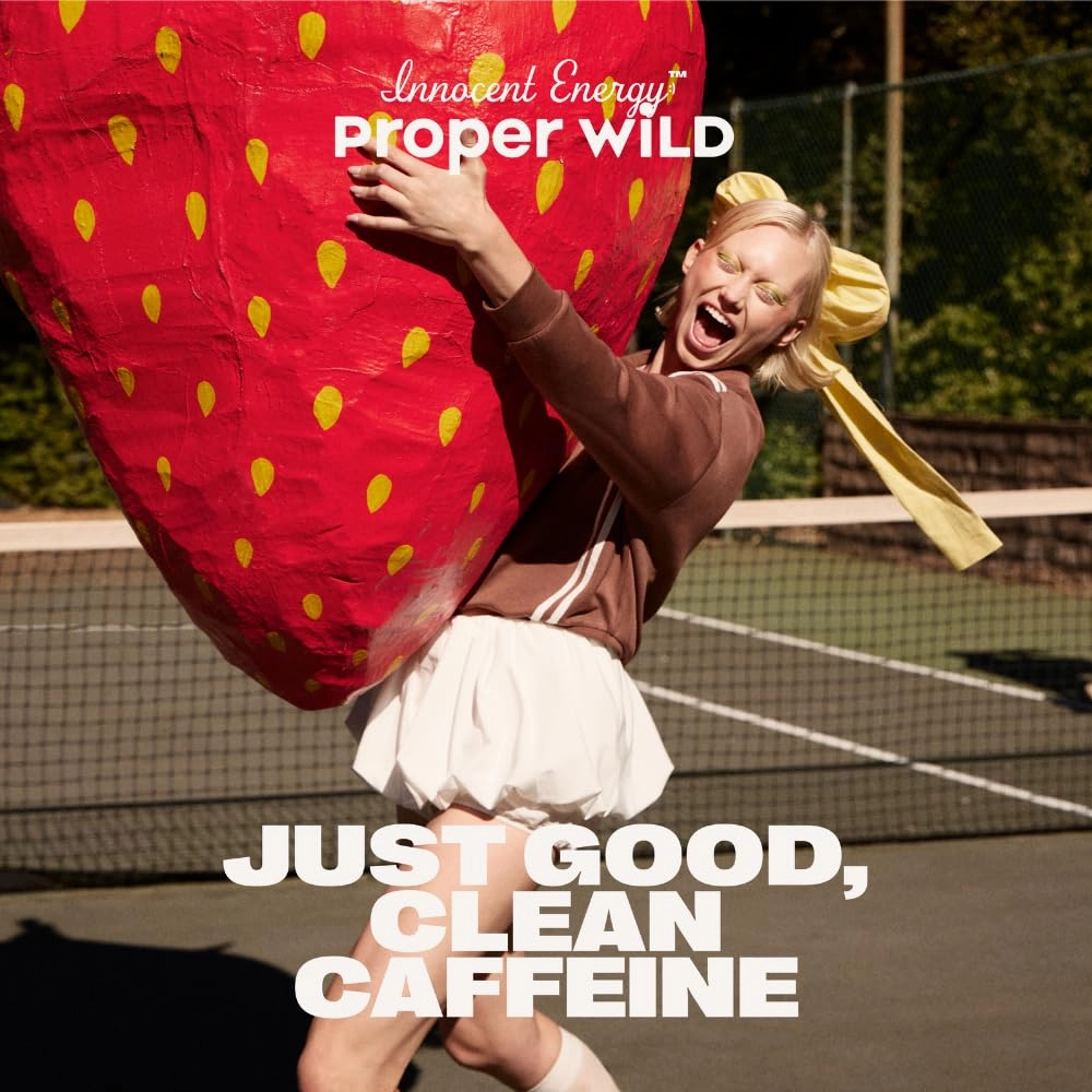 Proper Wild Vegan Energy Shots, with L-Theanine, and Organic Caffeine, Clean Plant Based Energy Drink, Gluten Free, GMO Free, Dairy Free, Stevia Free, Soy Free, Originals Variety, 2.5 Fl Oz, 6 Pack