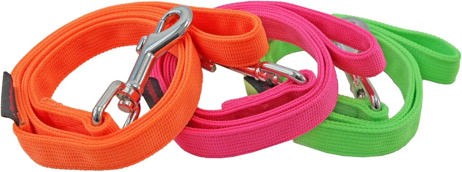 Puppia Authentic Neon Lead, Green, Medium