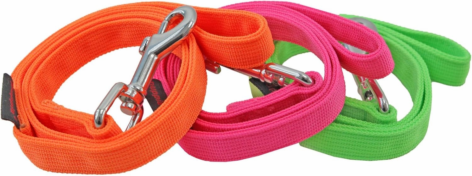 Puppia Authentic Neon Lead, Pink, Medium