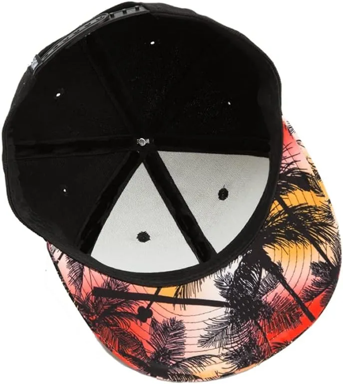 Quanhaigou Snapback Hat for Men Women,Hip Hop Style Colorful Flat Bill Hats Teens Adjustable Baseball Cap