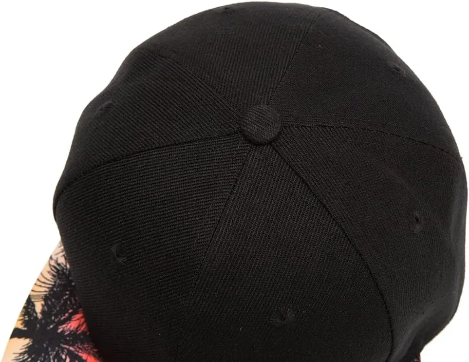 Quanhaigou Snapback Hat for Men Women,Hip Hop Style Colorful Flat Bill Hats Teens Adjustable Baseball Cap