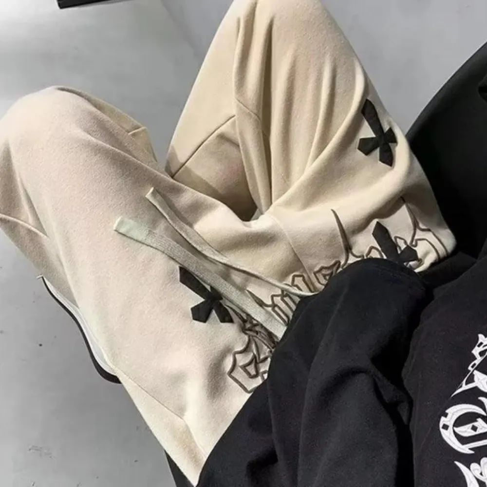 "Hip Hop Cross Trendy Alphabet" Sweatpants