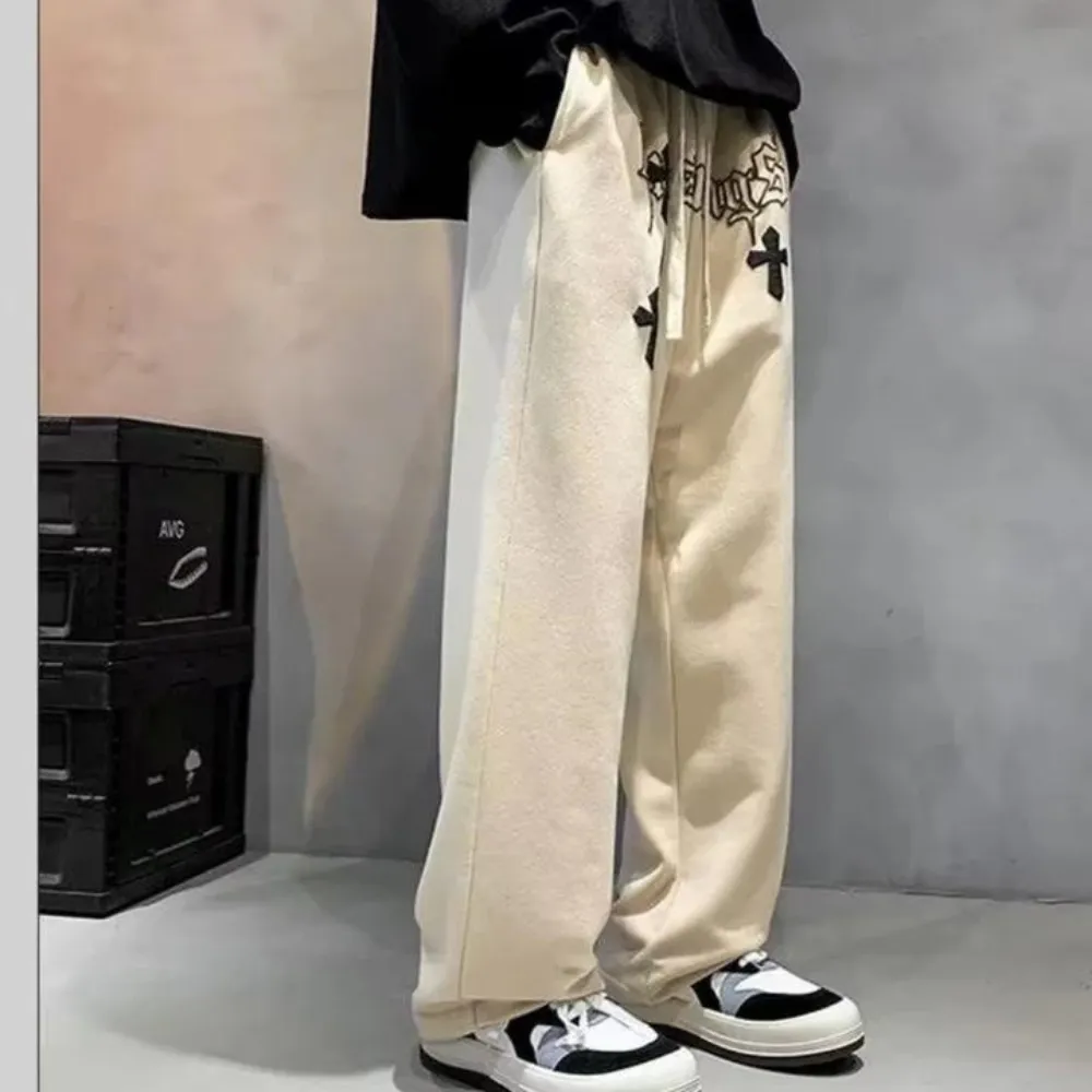"Hip Hop Cross Trendy Alphabet" Sweatpants