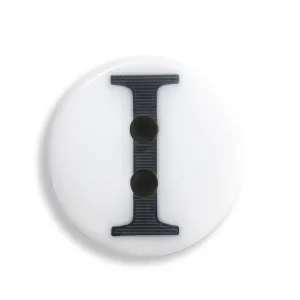 "I" Button (white)