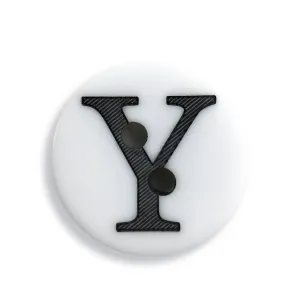"Y" Button (white)