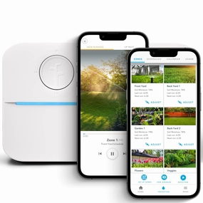 Rachio 3: 8 Zone Smart Sprinkler Controller (Simple Automated Scheduling   Local Weather Intelligence. Save Water w/ Rain, Freeze & Wind Skip), App Enabled, Works w/ Alexa, Fast & Easy Install