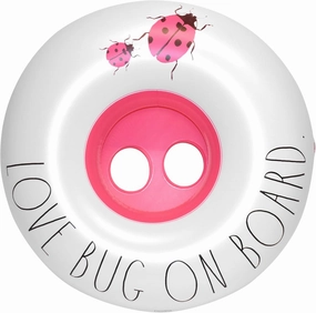 Rae Dunn x CocoNut Float Toddler Floats with Canopy - New Velcro Connectors! - Child Sized Inflatable Raft & Durable Water Toy - Stable Ride-On for Summer Parties & Swim Events