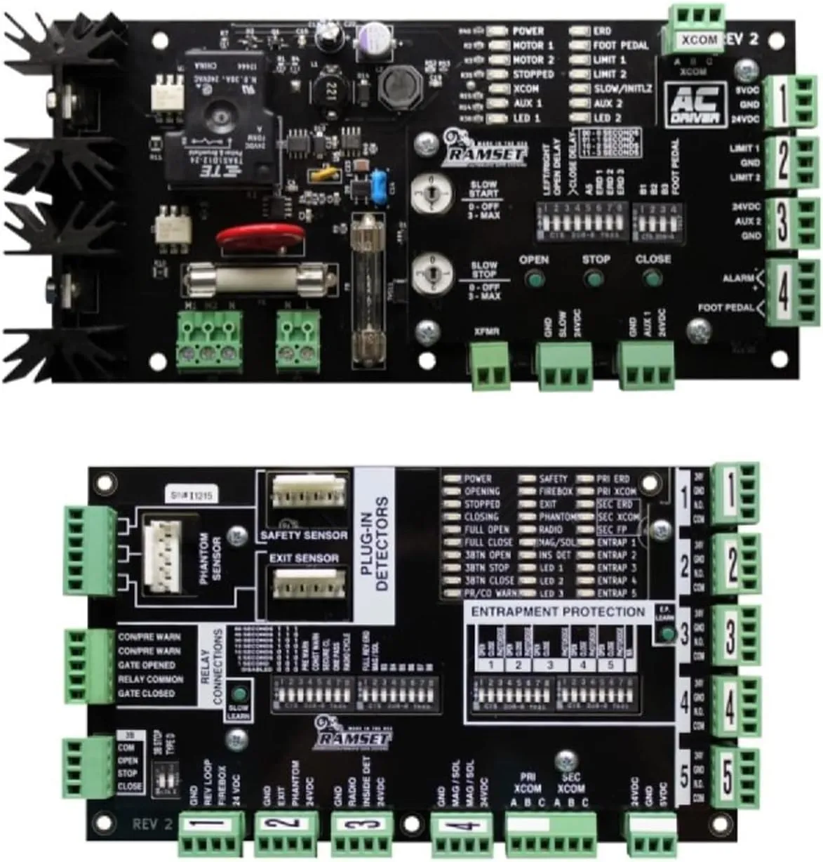 Ramset Intelligate Control Board 800-65-61 Logic Board ETL and 800-65-02 AC Driver Board