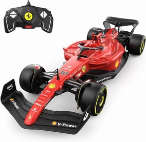 RASTAR Ferrari F1-75 Model RC Car, 1/18 Scale 2022 Ferrari Formula 1 Remote Control Car F1 Racing Car, Raced by Charles Leclerc   Carlos Sainz