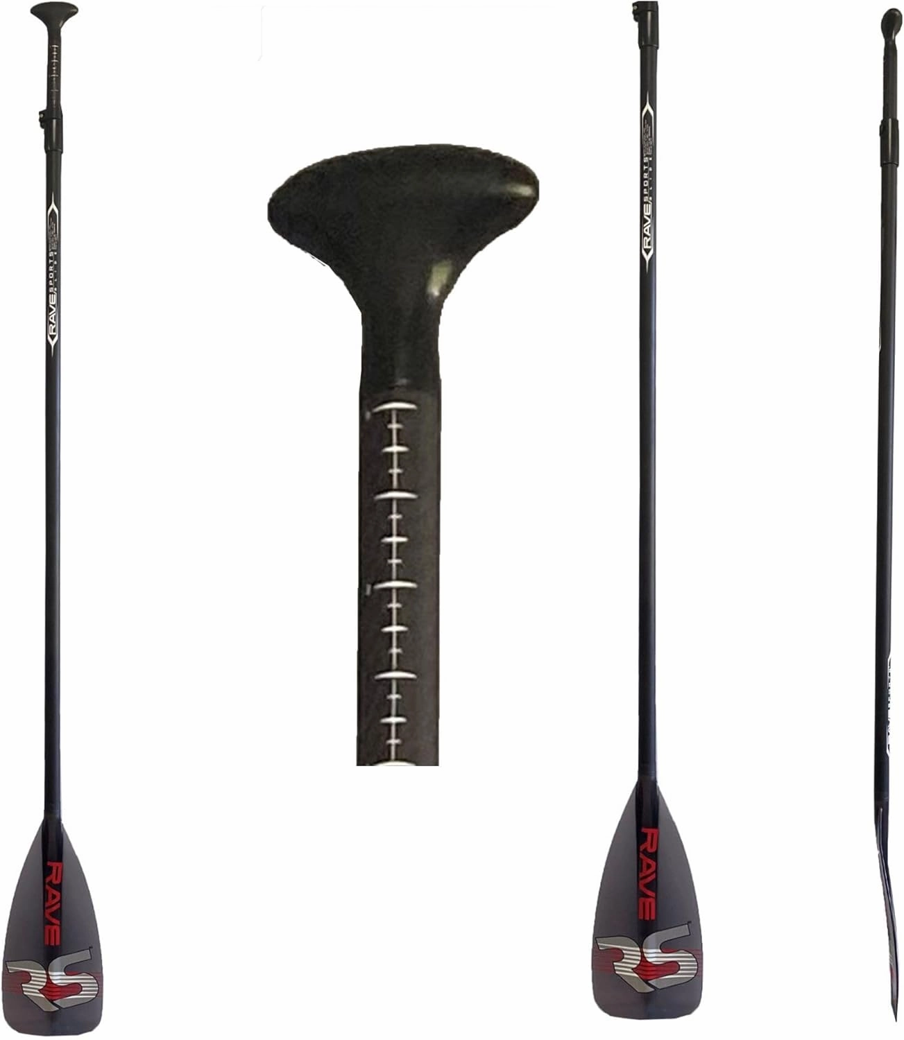 RAVE Sports SUP Paddle – Adjustable, Lightweight Oar for Stand Up Paddleboard, Floats and No Twist Handle Lock, Glide Style