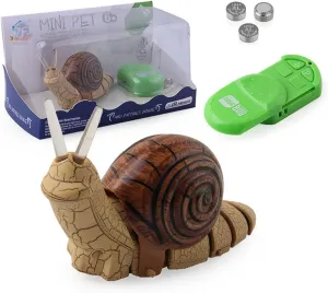 RC Snail Toy，Realistic IR Remote Control Insect Car Vehicle Electric Animal Toy for Kids’ Birthday