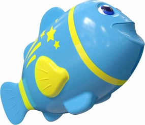 Rechargeable Swimming Fish Toy, Robot Water Toys with Temp-Color Eyes for Baby Bath, Alive Pool Diving Toys for Kids Swim, Bathtub, Water Table