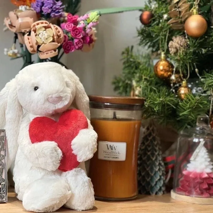 Red Love Heart Soft Bunny