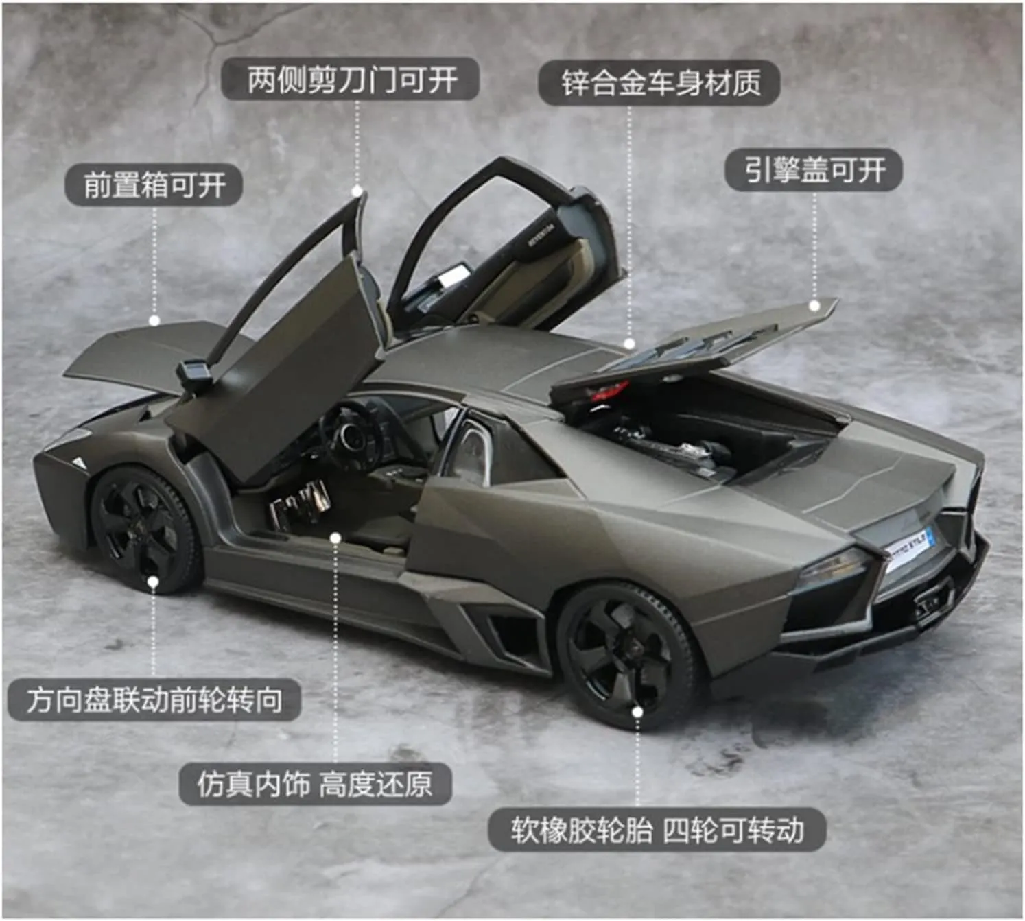 Resin Car Vehicle Model 1 18 Fit for Ford Mustang 5.0 GT Alloy Simulation Car Model Boys Collection Decoration Festive Deluxe Gift(Size:Red)