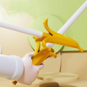 Retractable Banana Sword - Large Fruit Sword, Tricky Christmas, Birthday, Holiday Party Gift, 2024 New Plastic Shaped Stretchable Toy