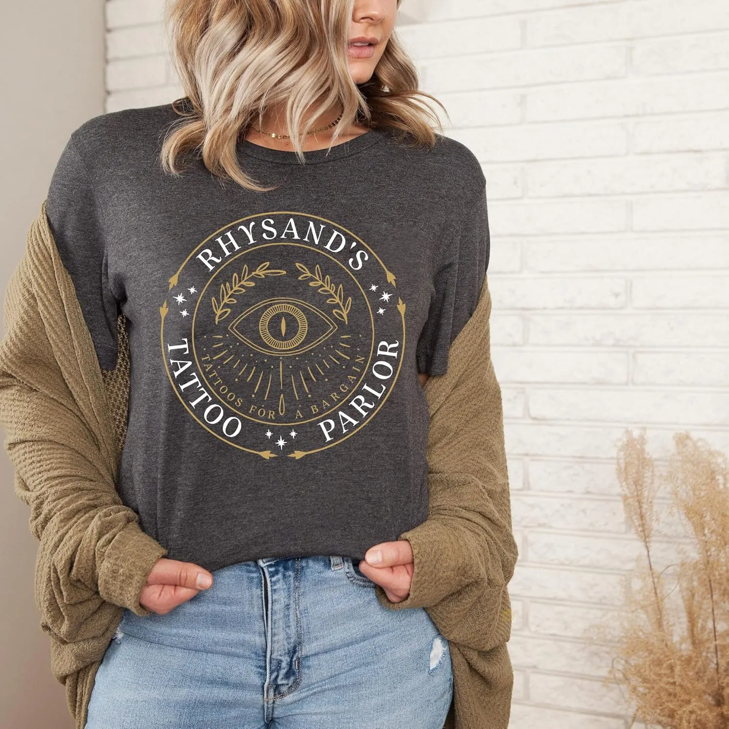 Rhysand's Tattoo Parlor Shirt - A Court of Thorns and Roses T-Shirt, Book Worm Gift