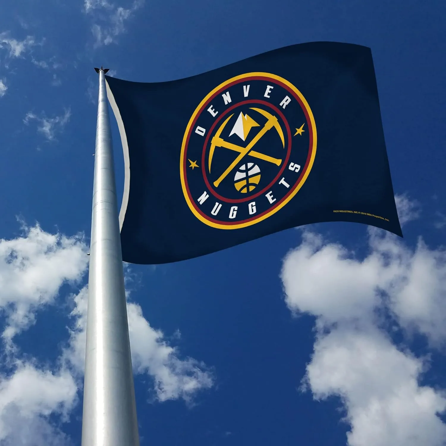 Rico Industries NBA Standard 3' x 5' Banner Flag Single Sided - Indoor or Outdoor - Home Décor