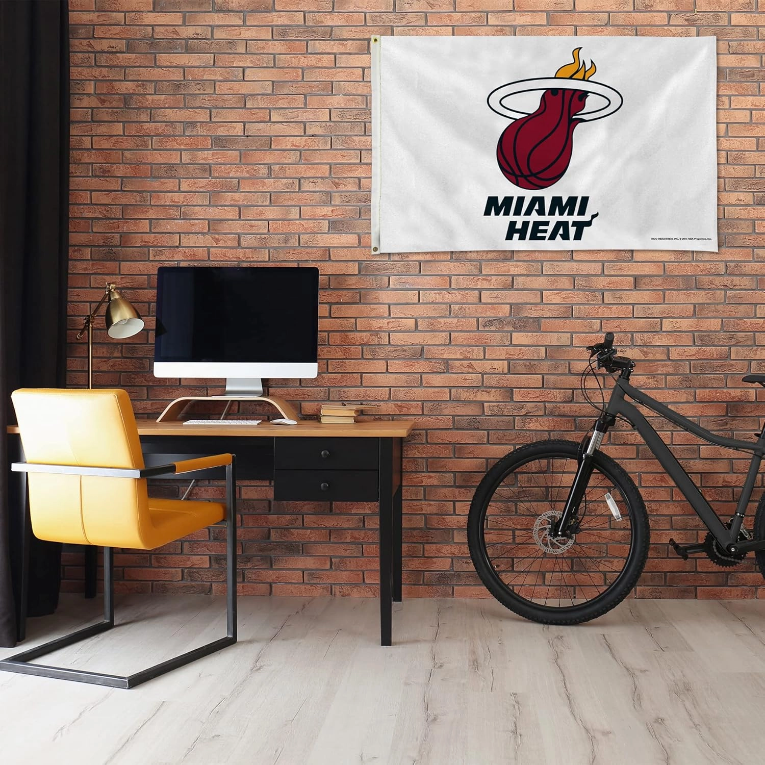 Rico Industries NBA 3-Foot by 5-Foot Single Sided Banner Flag with Grommets
