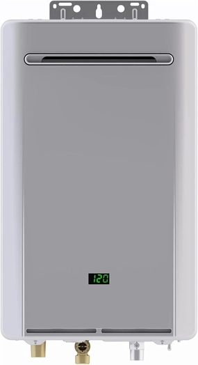 Rinnai RE199eN Non-Condensing Natural Gas Tankless Water Heater, Up to 9.8 GPM, Outdoor Installation, 199,000 BTU