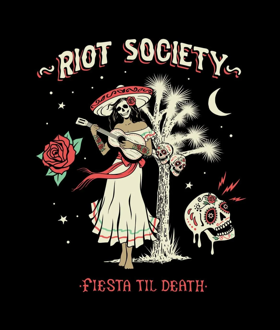 Riot Society Men's Short Sleeve Graphic Fashion T-Shirt