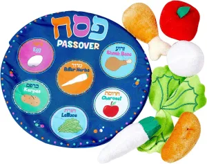Rite Lite Kids My Soft Seder Plate Set Passover Gifts, Passover Gifts For Kids, Passover Plush Toy