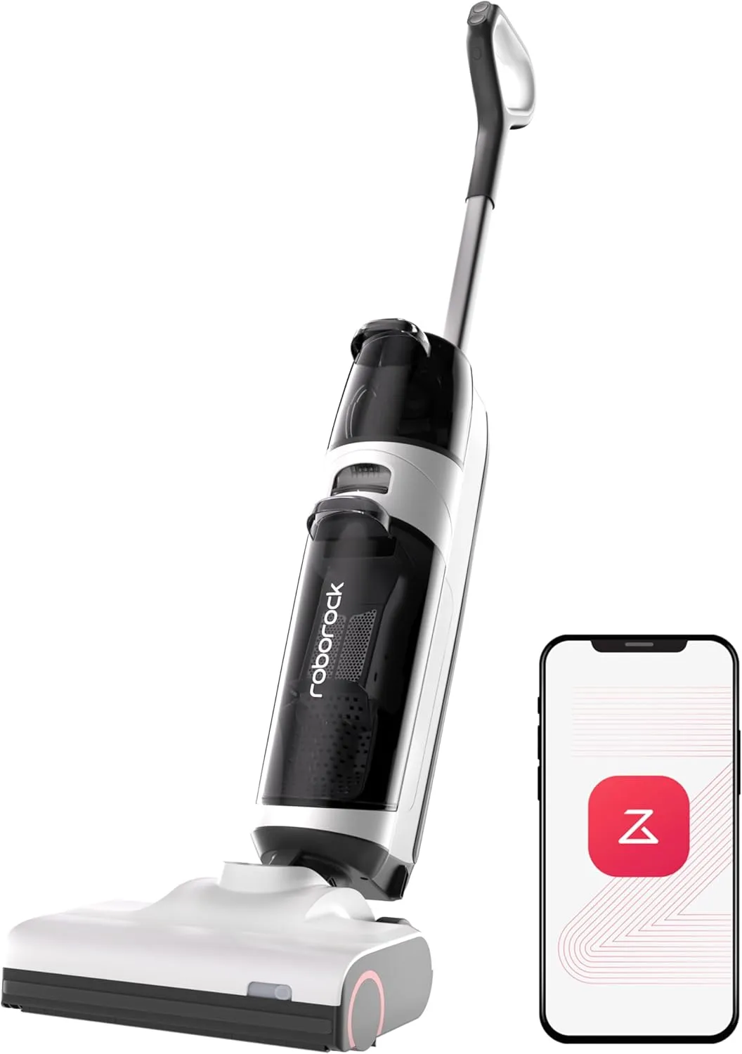 roborock Dyad Air Wet Dry Vacuum Cleaner, Cordless Vacuum Mop Combo with 17000Pa Power Suction, Long Battery, Edge Cleaning, Hardwood Floor Cleaner with Self-Cleaning & Drying System