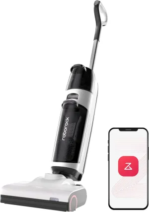 roborock Dyad Air Wet Dry Vacuum Cleaner, Cordless Vacuum Mop Combo with 17000Pa Power Suction, Long Battery, Edge Cleaning, Hardwood Floor Cleaner with Self-Cleaning & Drying System