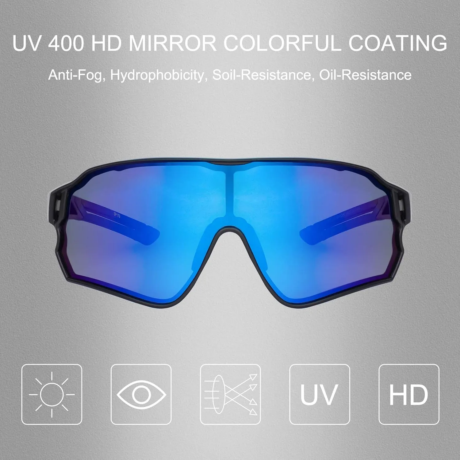 ROCKBROS Polarized Sunglasses UV Protection for Women Men Cycling Sunglasses