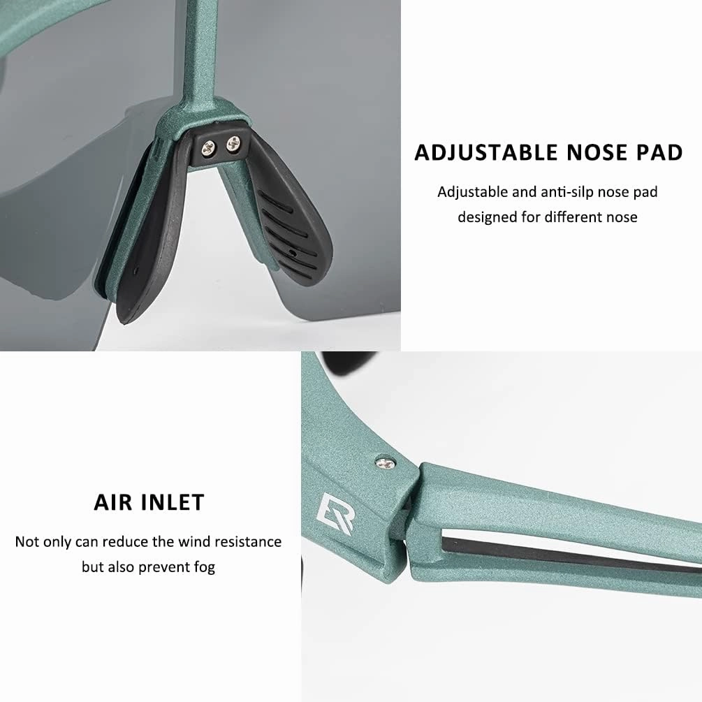 ROCKBROS Polarized Sunglasses for Men Women UV Protection Cycling Sunglasses Sport Glasses