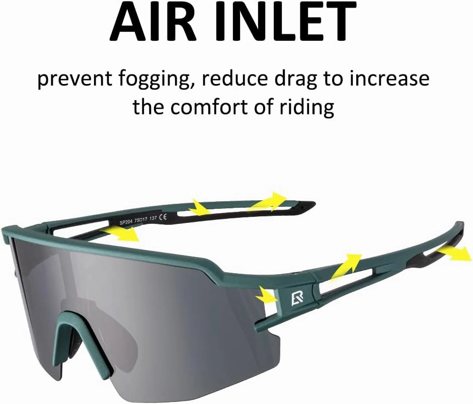 ROCKBROS Polarized Sunglasses for Men Women UV Protection Cycling Sunglasses Sport Glasses