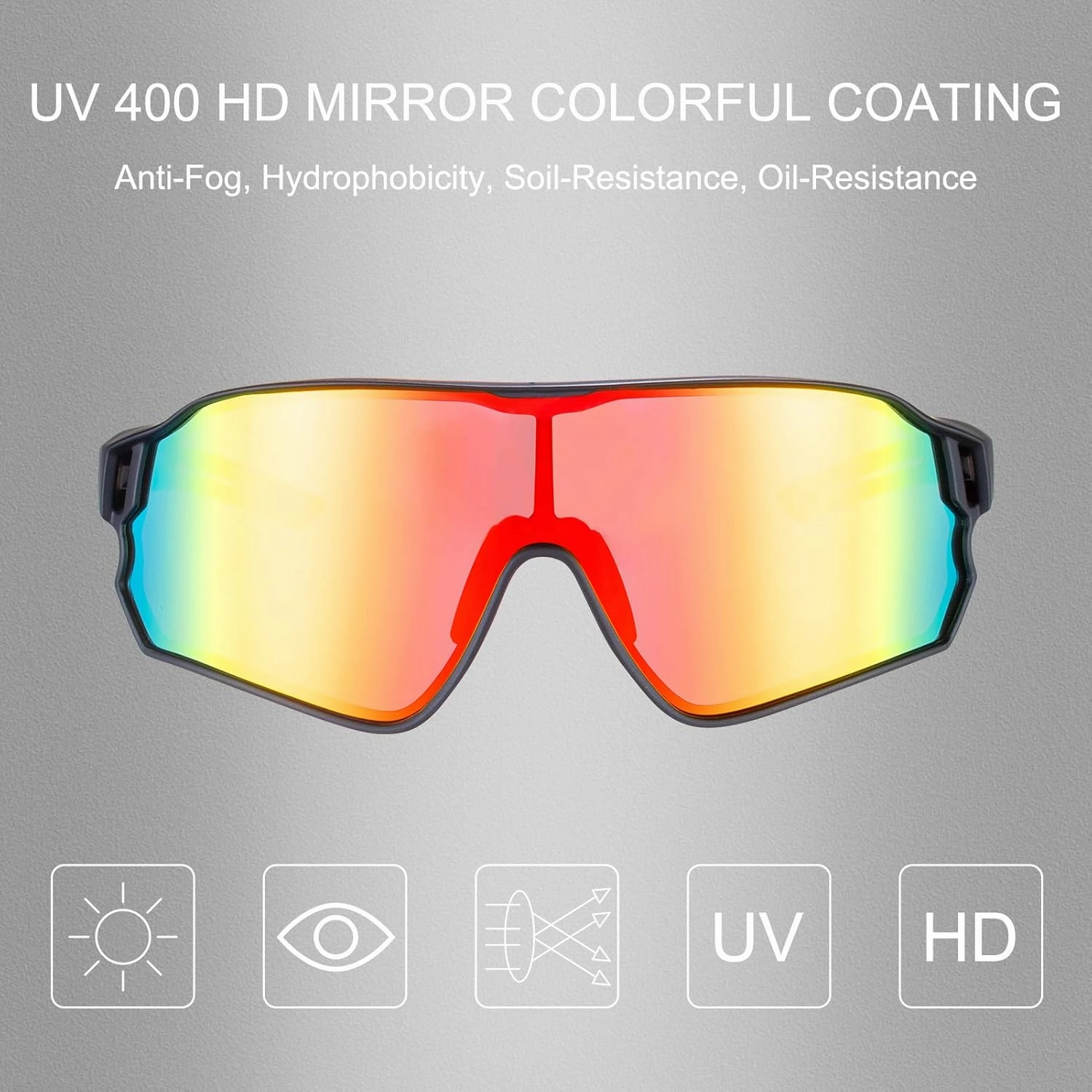 ROCKBROS Polarized Sunglasses UV Protection for Women Men Cycling Sunglasses