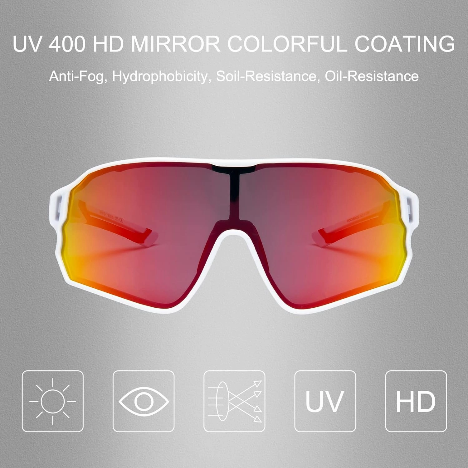 ROCKBROS Polarized Sunglasses UV Protection for Women Men Cycling Sunglasses