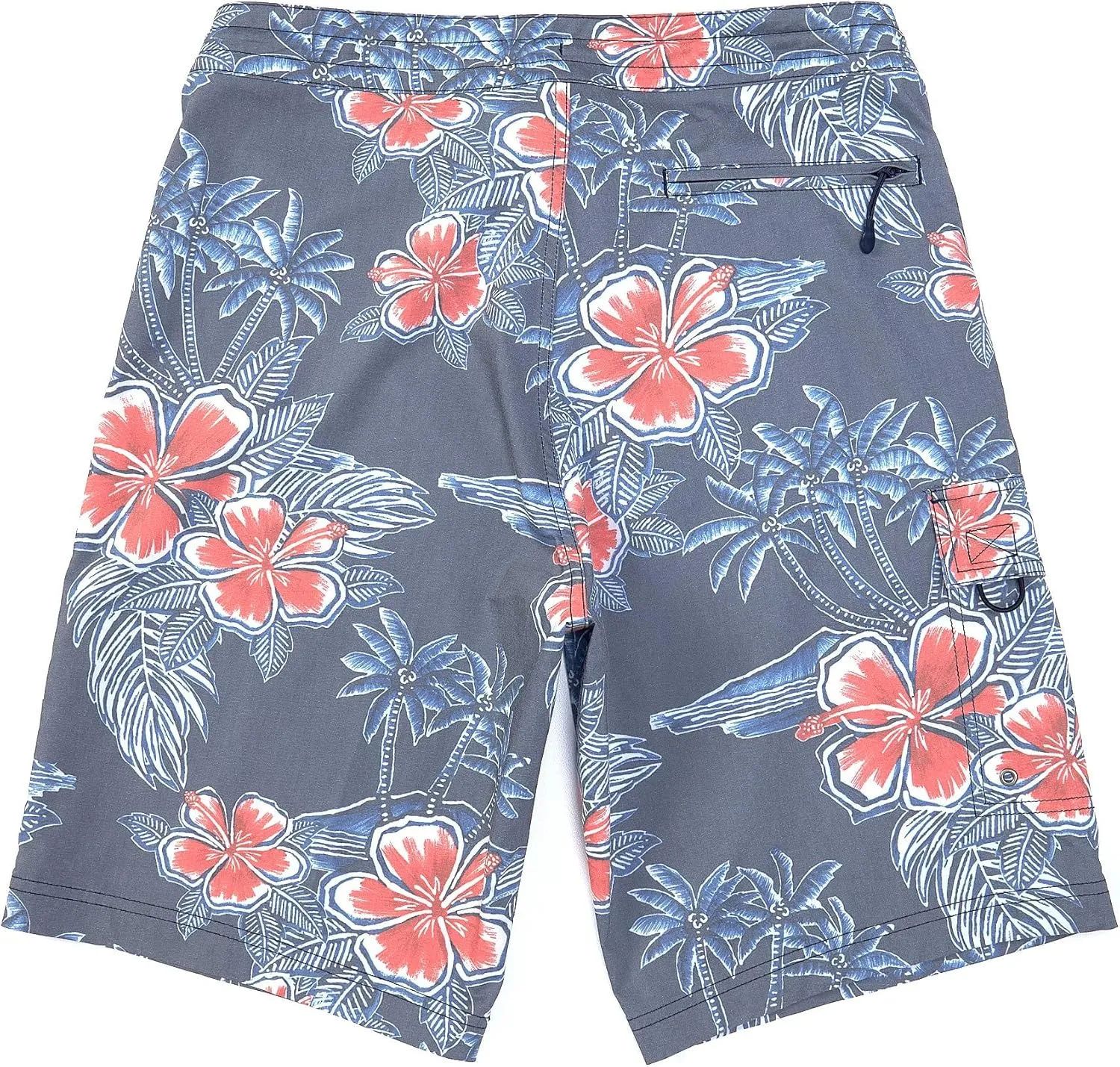 Roundtree & Yorke Men's Big & Tall Surf Shop Quick Dry Hybrid Board Shorts, Swim Trunks