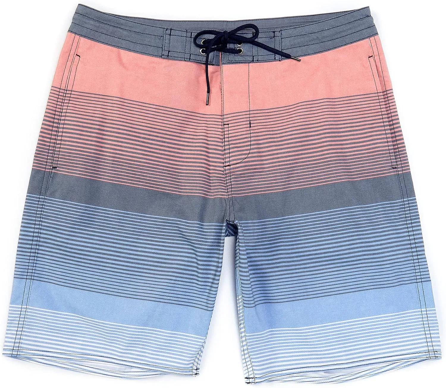 Roundtree & Yorke Men's Big & Tall Surf Shop Quick Dry Hybrid Board Shorts, Swim Trunks