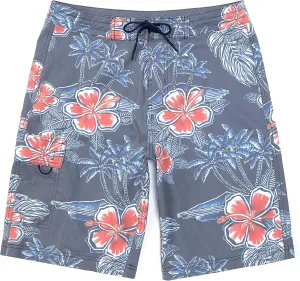 Roundtree & Yorke Men's Big & Tall Surf Shop Quick Dry Hybrid Board Shorts, Swim Trunks