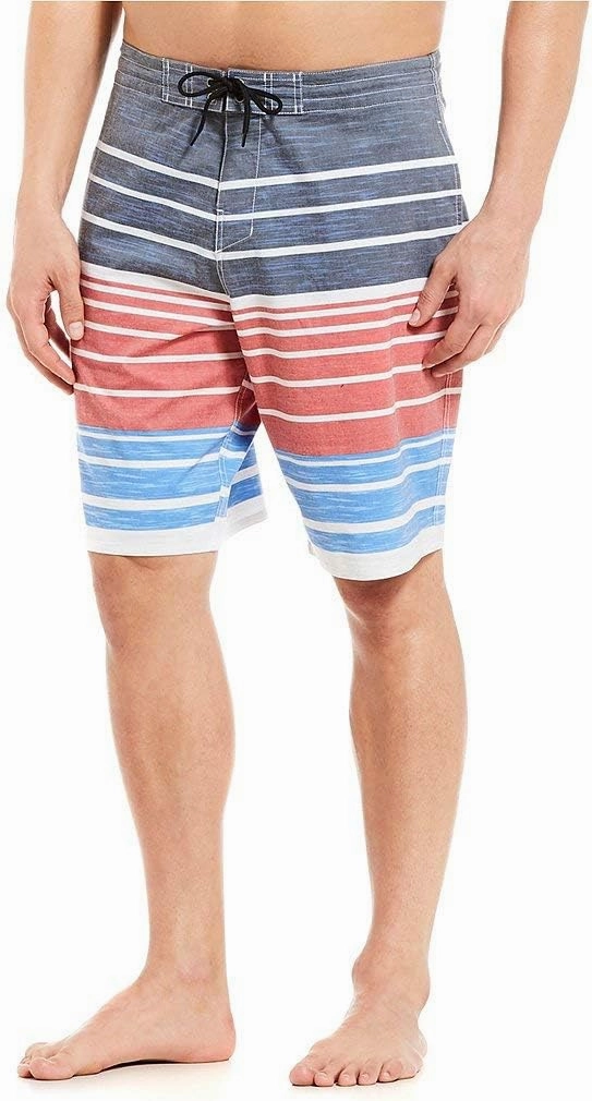 Roundtree & Yorke Men's Big & Tall Surf Shop Quick Dry Hybrid Board Shorts, Swim Trunks