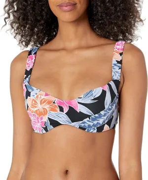 Roxy Women's Standard Tropical Oasis D Cup Bikini Top