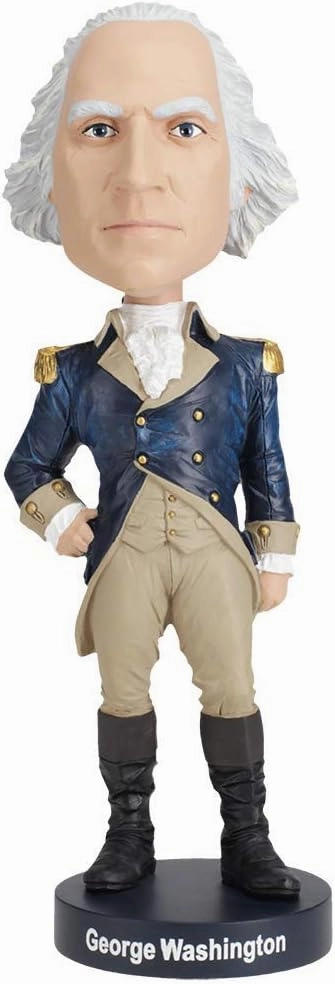 Royal Bobbles George Washington Bobblehead, Premium Polyresin Lifelike Figure, Unique Serial Number, Exquisite Detail