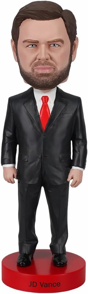 Royal Bobbles JD Vance Collectible Bobblehead Statue – 50th Vice President of The United States, Political Memorabilia